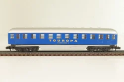 Вагон пассажирский Touropa 2-класс, (number 51 80 53 - 40017 - 6 ), 4-х осный, DB, Epoche III (1949 - 1970) , синий, 0343, Arnold 1:160 (N) #3