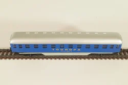 Вагон пассажирский Touropa 2-класс, (number 51 80 53 - 40017 - 6 ), 4-х осный, DB, Epoche III (1949 - 1970) , синий, 0343, Arnold 1:160 (N) #3