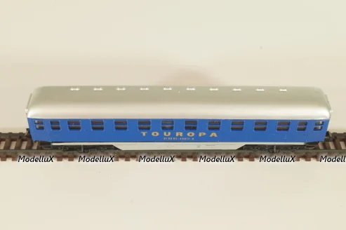 Вагон пассажирский Touropa 2-класс, (number 51 80 53 - 40017 - 6 ), 4-х осный, DB, Epoche III (1949 - 1970) , синий, 0343, Arnold 1:160 (N) #3