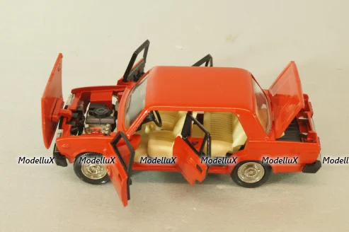 Ваз-2105 А39 Жигули, красный, Тантал/Радон 1:43