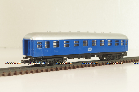 Вагон пассажирский 2-класс, (number ), 4-х осный, DB, Epoche III (1949 - 1970) , синий, 3412, Arnold 1:160 (N)