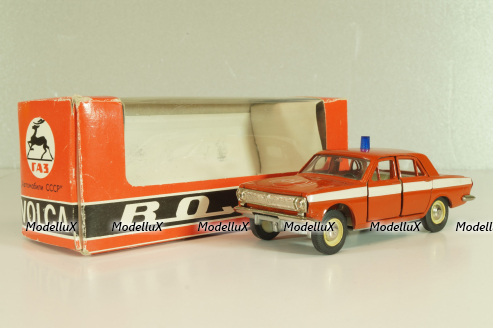 Газ-24 Волга, пожарная, январь 1994г., Тантал/Радон 1:43