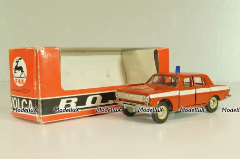 Газ-24 Волга, пожарная, январь 1994г., Тантал/Радон 1:43