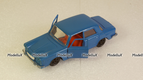 Lancia Flavia А-6 с МИ синяя, ДФИ 1:43 