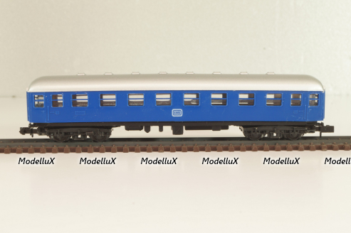 Вагон пассажирский 2-класс, (number ), 4-х осный, DB, Epoche III (1949 - 1970) , синий, 3412, Arnold 1:160 (N)