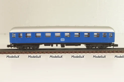 Вагон пассажирский 2-класс, (number ), 4-х осный, DB, Epoche III (1949 - 1970) , синий, 3412, Arnold 1:160 (N)