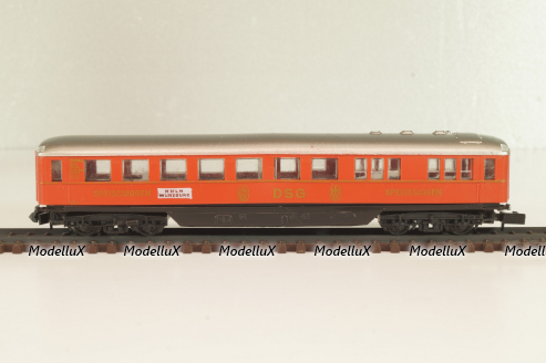 Вагон ресторан, (number ), 4-х осный, DSG, Epoche III (1949 - 1970) , красный, 0349, Arnold 1:160 (N)