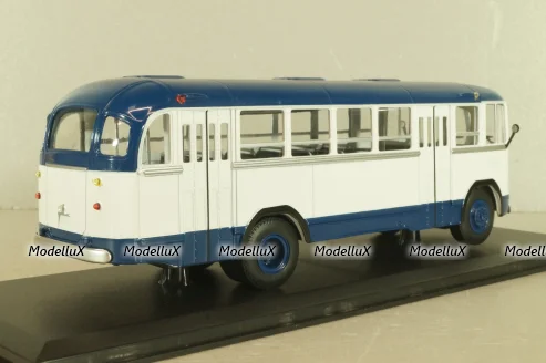 Лиаз-158В 1959г, бело-синий, Classicbus 1:43