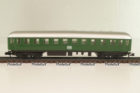 Вагон пассажирский 2-класс, (number ), 4-х осный, DB, Epoche III (1949 - 1970) , зеленый, 0341, Arnold 1:160 (N)