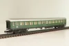 Вагон пассажирский 2-й класс, (number 61 80 20-80-017), 4-х осный, DB, Epoche IV (1970–1985) с освещением, зеленый, 3220, Arnold 1:160 (N)