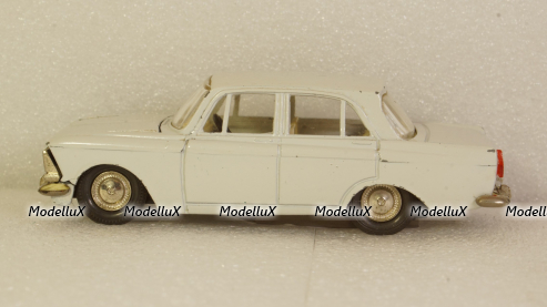 Москвич 408 А1 3 зажима, белый, Тантал/Радон 1:43 