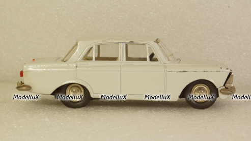 Москвич 408 А1 3 зажима, белый, Тантал/Радон 1:43 