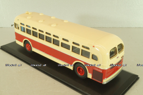 Зис-154 автобус 1947, бежевый/красный,  Classicbus 1:43