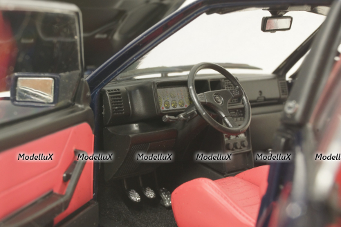 Lancia Delta Integrale, Club Italia 1986, dark blue ,08343SC, Kyosho 1:18