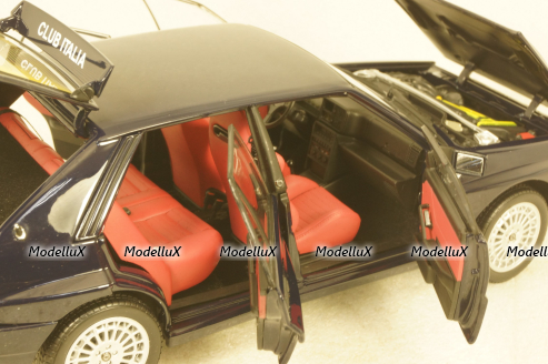 Lancia Delta Integrale, Club Italia 1986, dark blue ,08343SC, Kyosho 1:18