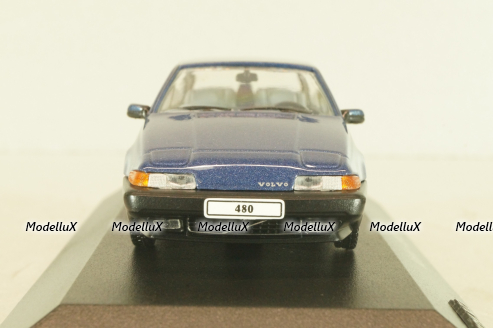 Volvo 480 ES 1986 blue, 8506016, Atlas Volvo Collection, 1:43