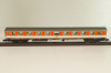 Вагон пассажирский 1-й клас, (number 104 21), 4-х осный, DB, Epoche IV (1970–1985) с освещением, оранжевый/бежевый, 3211, Arnold 1:160 (N)