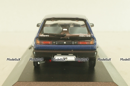 Volvo 480 ES 1986 blue, 8506016, Atlas Volvo Collection, 1:43