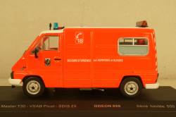 Renault Master T30 Van VSAB Picot Sdis 25 Sapeurs Pompiers 1981, ODEON098, ODEON 1:43