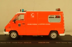 Renault Master T30 Van VSAB Picot Sdis 25 Sapeurs Pompiers 1981, ODEON098, ODEON 1:43