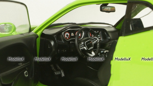 Dodge Challenger R/T Scat Pack Widebody 2020 Green, S1805704, Solido 1:18