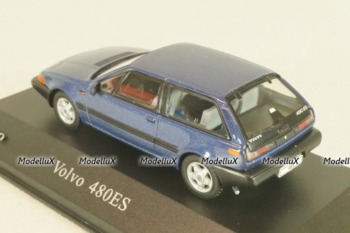 Volvo 480 ES 1986 blue, 8506016, Atlas Volvo Collection, 1:43