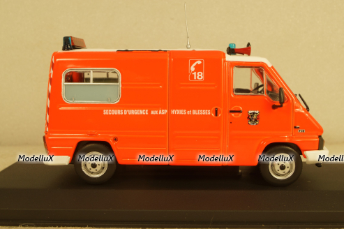 Renault Master T30 Van VSAB Picot Sdis 25 Sapeurs Pompiers 1981, ODEON098, ODEON 1:43