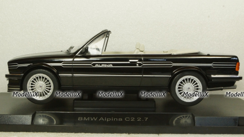 BMW Alpina C2 2.7 Cabriolet Basis BMW E30 1986 black, MCG18277, MCG 1:18