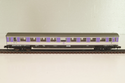 Вагон пассажирский 2-й клас, (number 51 80 52-60 113-6), 4-х осный, DB, Epoche IV (1970–1985) с освещением, фиолетовый, 3216, Arnold 1:160 (N)