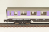 Вагон пассажирский 2-й клас, (number 51 80 52-60 113-6), 4-х осный, DB, Epoche IV (1970–1985) с освещением, фиолетовый, 3216, Arnold 1:160 (N)