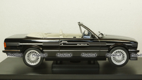BMW Alpina C2 2.7 Cabriolet Basis BMW E30 1986 black, MCG18277, MCG 1:18