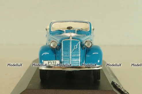Volvo PV51 Cabriolet 1937, blue, 8506063, Atlas Volvo Collection, 1:43