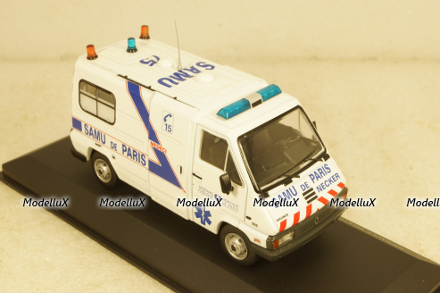 Renault Master T30 Van SAMU 75 De Paris Ambulance 1981, ODEON111, ODEON 1:43