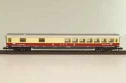 Вагон ресторан, (number 51 80 19-50 171-2), 4-х осный, DRG, Epoche IV (1970–1985) с освещением, белый/красный, 0384, Arnold 1:160 (N)