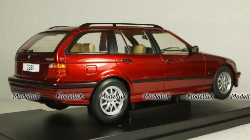 BMW 3er (E36) Touring 1995 dark red metallic, MCG18155, MCG 1:18