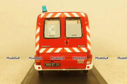 Renault Master (T30) Van VSAB Sanicar Ambulance Sapeurs, ODEON099, ODEON 1:43
