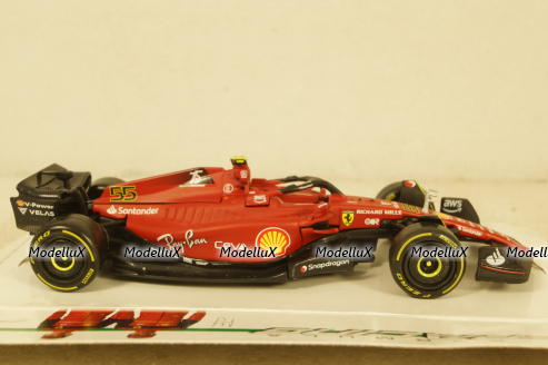 Ferrari F1-75 Scuderia Ferrari #55 Season 2022 CARLOS SAINZ,BU36832S, Bburago 1:43