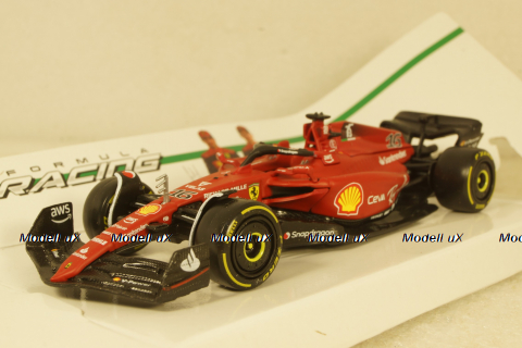 Ferrari F1-75 Scuderia Ferrari #16 Season 2022 CHARLES LECLERC, BU36832L, Bburago 1:43