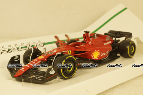 Ferrari F1-75 Scuderia Ferrari #16 Season 2022 CHARLES LECLERC, BU36832L, Bburago 1:43