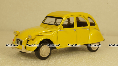 Citroen 2CV 6 club, 1979, yellow, Norev 1:43