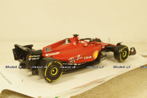 Ferrari F1-75 Scuderia Ferrari #16 Season 2022 CHARLES LECLERC, BU36832L, Bburago 1:43