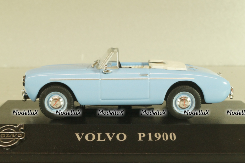 Volvo P1900 Cabriolet 1956, light blue, 8506009, Atlas Volvo Collection, 1:43