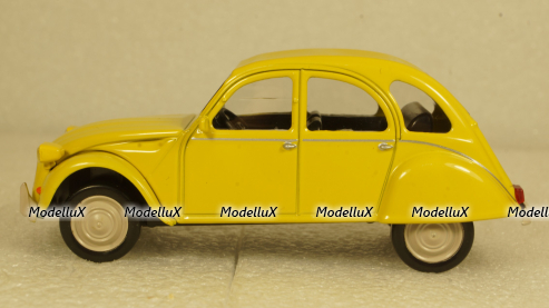 Citroen 2CV 6 club, 1979, yellow, Norev 1:43