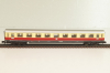 Вагон пассажирский 1-й клас, (number 104 21), 4-х осный, DB, Epoche IV (1970–1985) с освещением, бежевый/красный, 3810, Arnold 1:160 (N)
