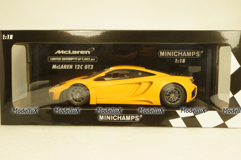 McLaren 12C GT3 Street 2013 orange, 151121391, Minichamps 1:18