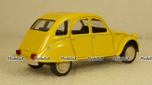 Citroen 2CV 6 club, 1979, yellow, Norev 1:43