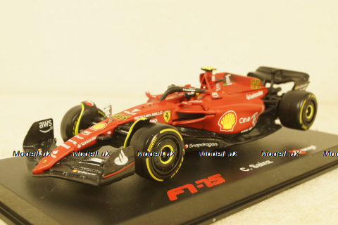 Ferrari F1-75 Scuderia Ferrari #55 Season 2022 CARLOS SAINZ, BU36831S, Bburago 1:43