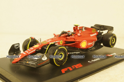 Ferrari F1-75 Scuderia Ferrari #55 Season 2022 CARLOS SAINZ, BU36831S, Bburago 1:43