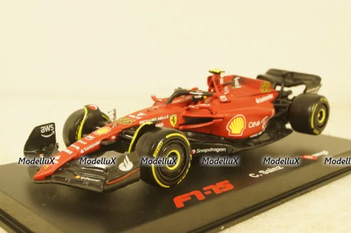 Ferrari F1-75 Scuderia Ferrari #55 Season 2022 CARLOS SAINZ, BU36831S, Bburago 1:43