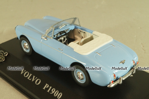 Volvo P1900 Cabriolet 1956, light blue, 8506009, Atlas Volvo Collection, 1:43